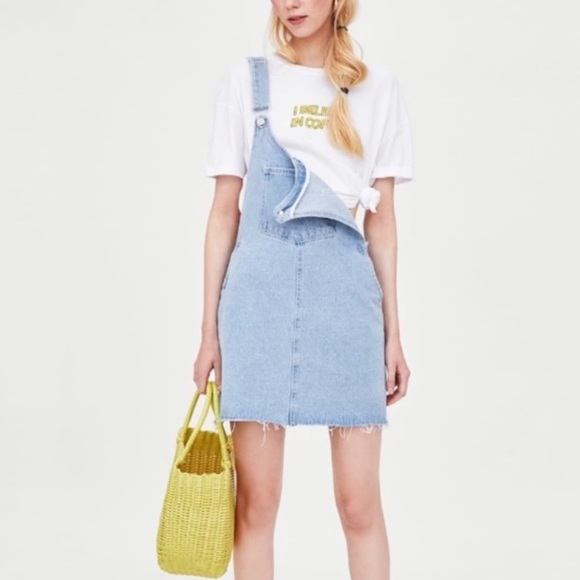 Zara Dresses & Skirts - Zara Authentic Denim Overall Dress